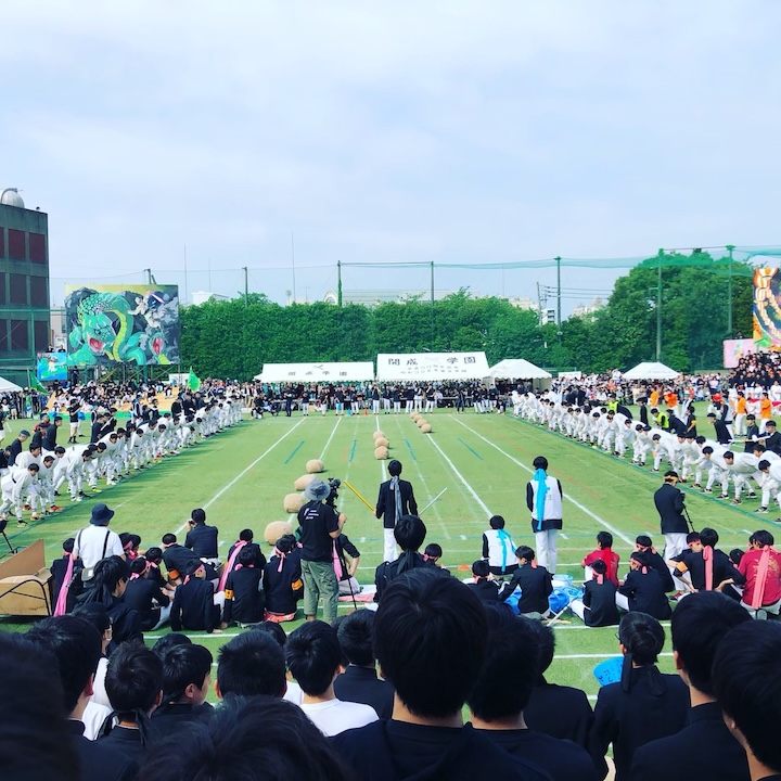 開成中学の運動会