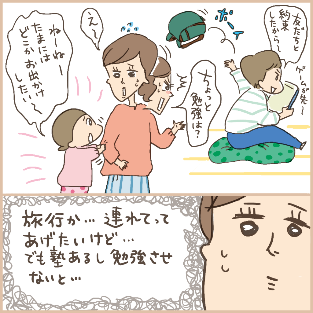 中学受験の旅行マンガ１